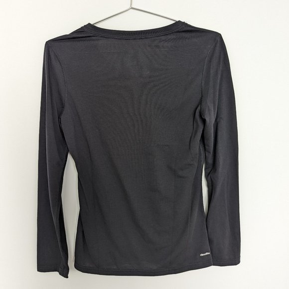 Adidas Ultimate Long Sleeve Tee, Black, Women's S - Picture 2 of 2